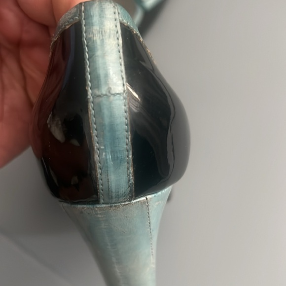 Vintage DOLCE & GABBANA Navy & Light Blue Elegant Pumps - Picture 11 of 16